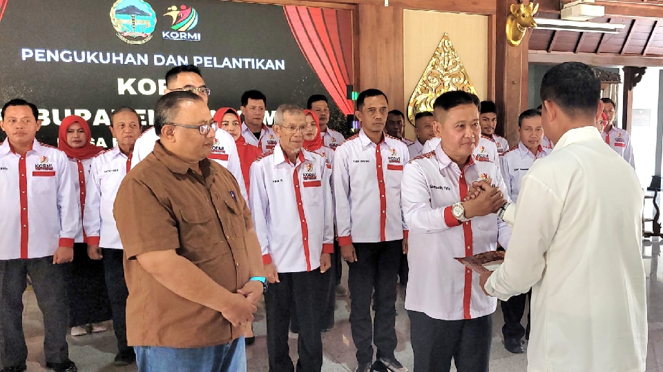 KORMI Banyumas Resmi Dilantik, Samsudin Tirta Siap Gaungkan Olahraga Rekreasi