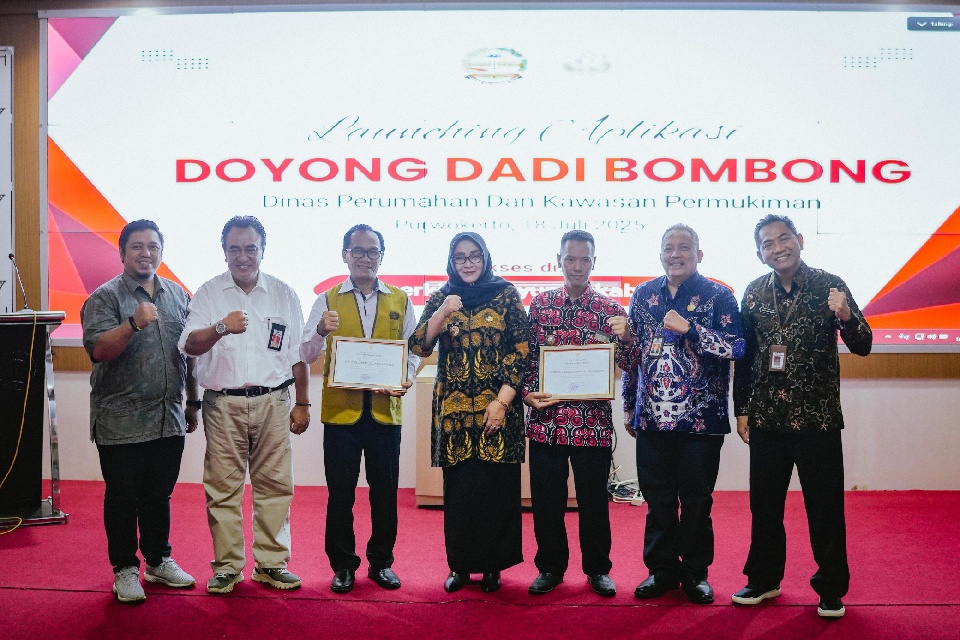 Aplikasi “Doyong Dadi Bombong” Diluncurkan, Percepat Penuntasan RTLH di Banyumas