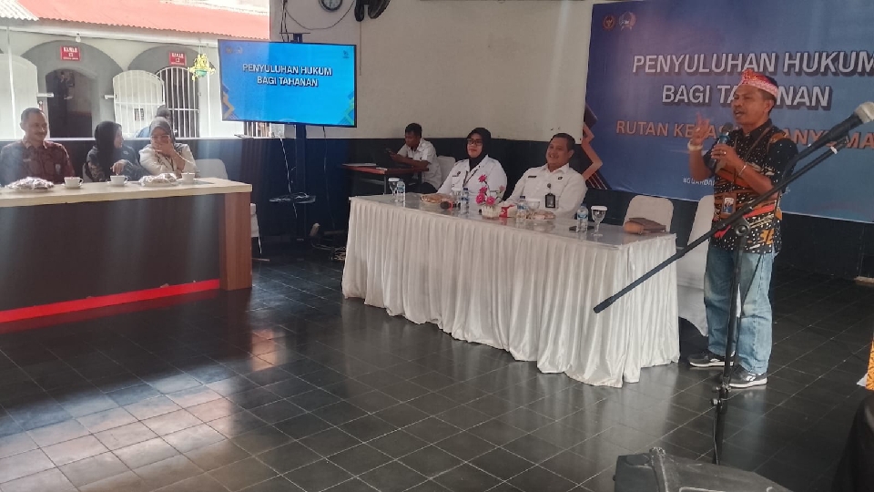 Rutan Banyumas Gandeng Peradi SAI Purwokerto Beri Penyuluhan Hukum bagi Tahanan