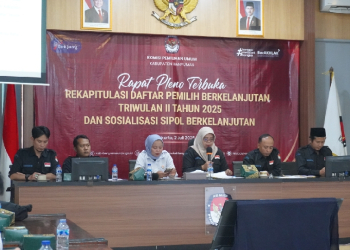 KPU Banyumas Gelar Pleno DPB Triwulan II 2025 dan Sosialisasikan SIPOL Berkelanjutan
