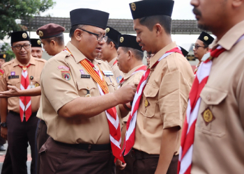 Sekda Banyumas Resmikan 22 Gugus Depan PKBM dan Lantik Ketua Mabigus