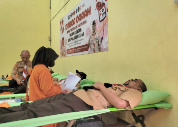 Peringati Hari Pramuka ke-64, Kwarcab Banyumas Gelar Donor Darah Bersama PMI