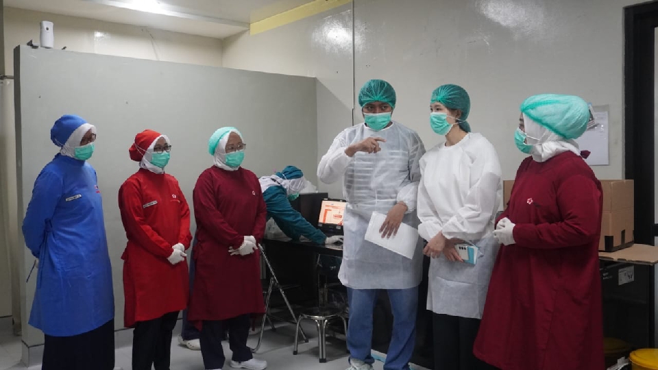 PMI Banyumas Salurkan Plasma untuk Fraksionasi ke Korea Selatan