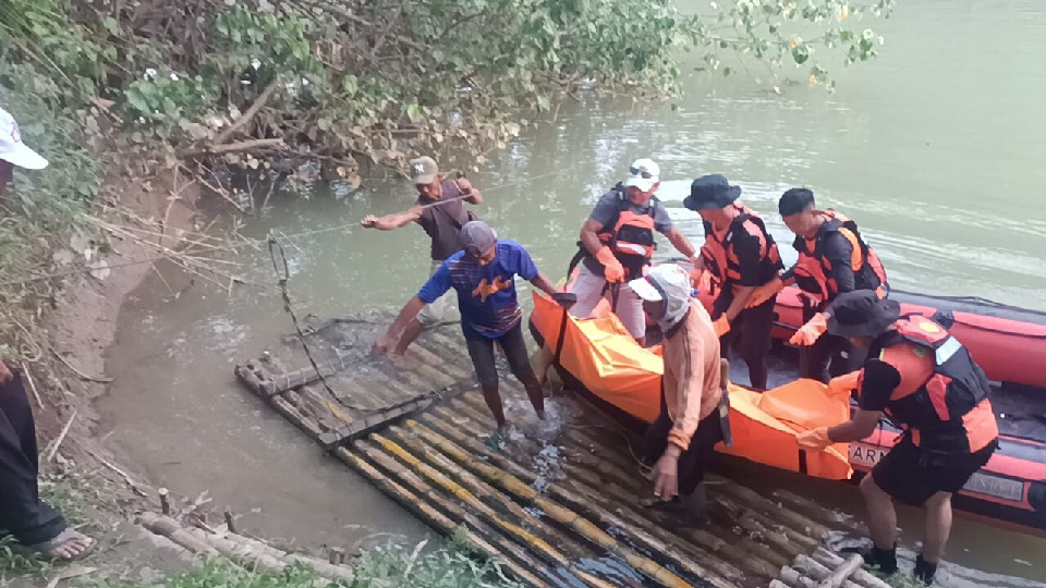 Remaja Tenggelam di Sungai Cikawung Wanareja Ditemukan Meninggal