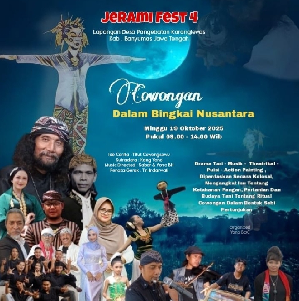 Jerami Fest 4 Digelar Besok, Suguhkan Tari Musikal Kolosal di Banyumas