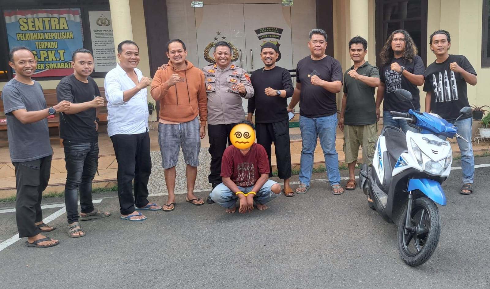Berpura-pura Jadi Pembeli, SP Gasak Motor Pedagang Mie Ayam