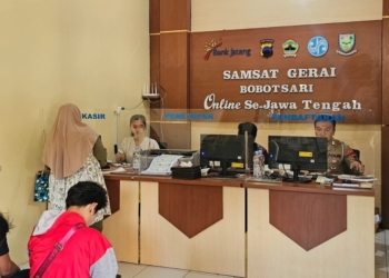 Samsat Gerai Bobotsari Permudah Pembayaran Pajak Tahunan, Polantas Hadirkan Pelayanan Humanis