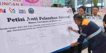 IRPS dan Pemkab Banyumas Kampanye Ruang Aman di Kereta Api