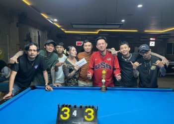 Romi Amor Kembali Jadi Kampiun Butterfly Event di Markas Biliard