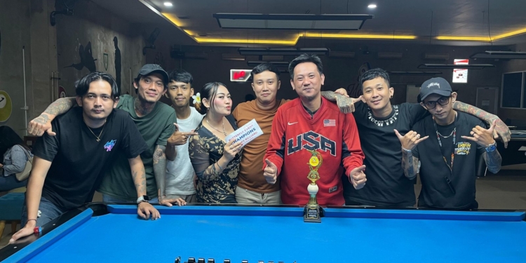 Romi Amor Kembali Jadi Kampiun Butterfly Event di Markas Biliard