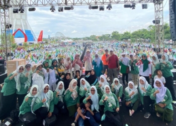 Hari Santri 2025: Banyumas Heboh Senam Massal Bareng Muslimat, Fatayat, dan IPPNU