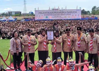 Banyumas Torehkan Sejarah, 13.149 Pramuka Garuda Dilantik Masuk Rekor MURI