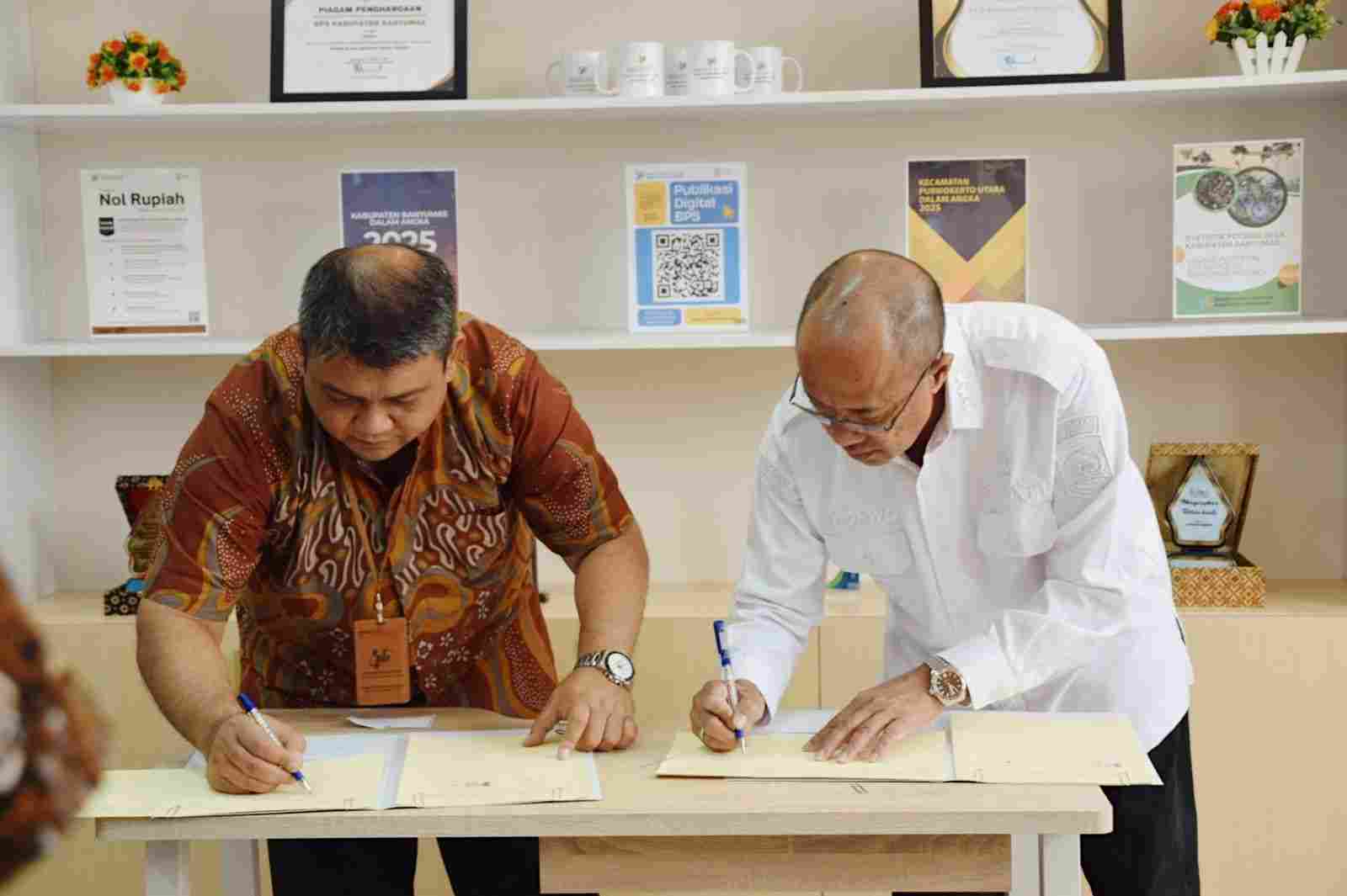 Integrasi Data Statistik, BPS dan Pemkab Banyumas Teken MoU Strategis