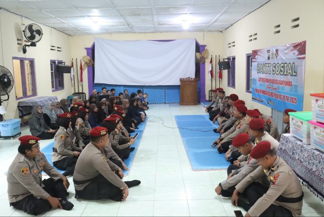 Hari Jadi Reserse ke-78, Satreskrim Polresta Banyumas Tebar Kepedulian Lewat Baksos
