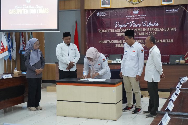 KPU Banyumas Tetapkan 1,43 Juta Pemilih