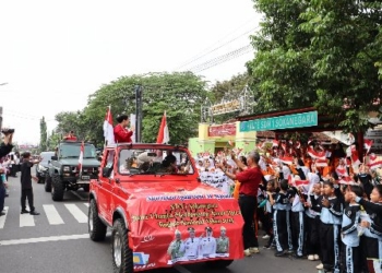 Pemkab Banyumas Gelar Pawai Prestasi, Apresiasi Siswa Juara Dongeng Nasional
