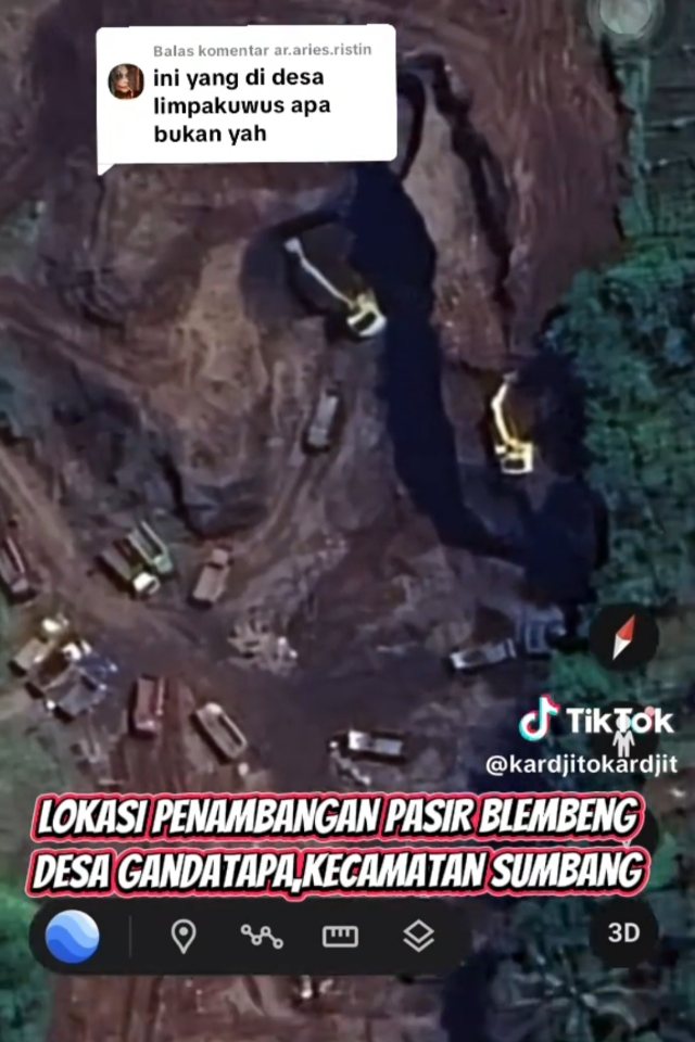 Penambangan Pasir Hitam di Lereng Slamet Picu Protes Warga Banyumas