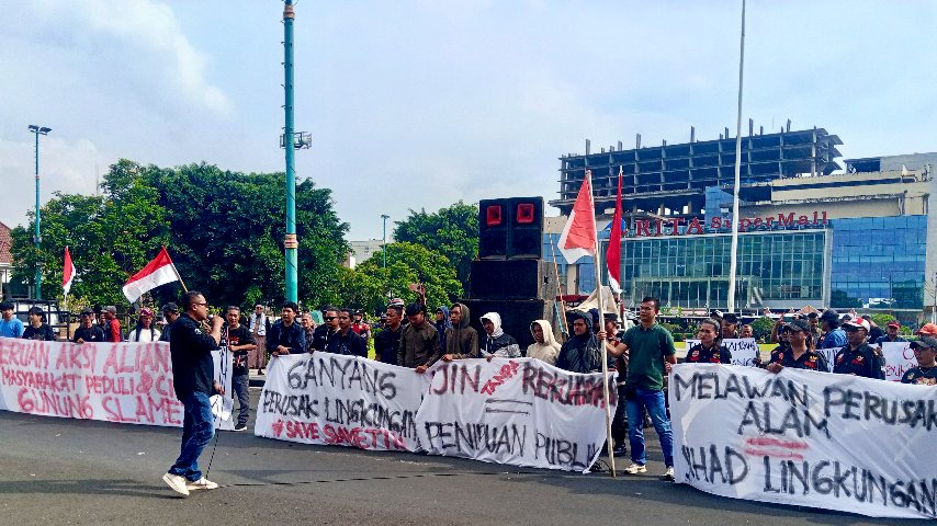Aliansi Masyarakat Peduli dan Cinta Gunung Slamet Tuntut Evaluasi Izin Tambang