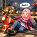 Diduga Akibat Kabel Internet Berserakan, Perempuan Terjatuh dari Sepeda Motor di Cilongok