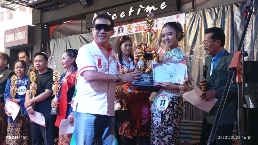 Lomba Lagu Jawa “SAMUBARANG” Meriah di Purwokerto, Anggie Virginia Raih Juara 1