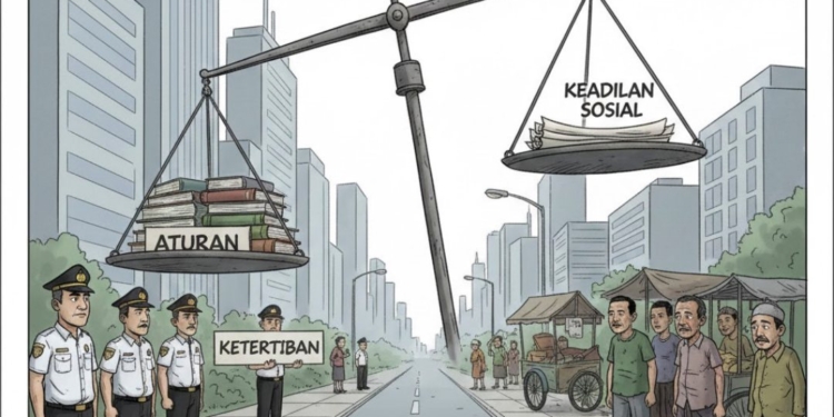 Antara Ketertiban dan Keadilan Sosial