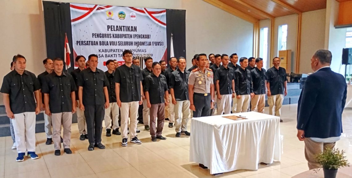 Agus Supriyanto Pimpin PBVSI Banyumas untuk Periode 2025-2029