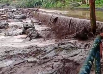 Sungai Pelus di Banyumas Mendadak Jadi Banjir Lumpur, Warga Panik Dengar Gemuruh dari Gunung Slamet