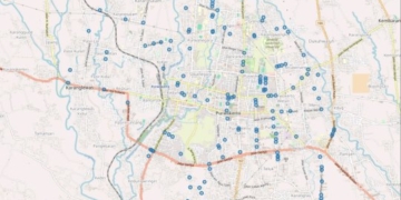 LPPSLH & Mahasiswa UIN Saizu Luncurkan Peta Jalan Rusak Purwokerto