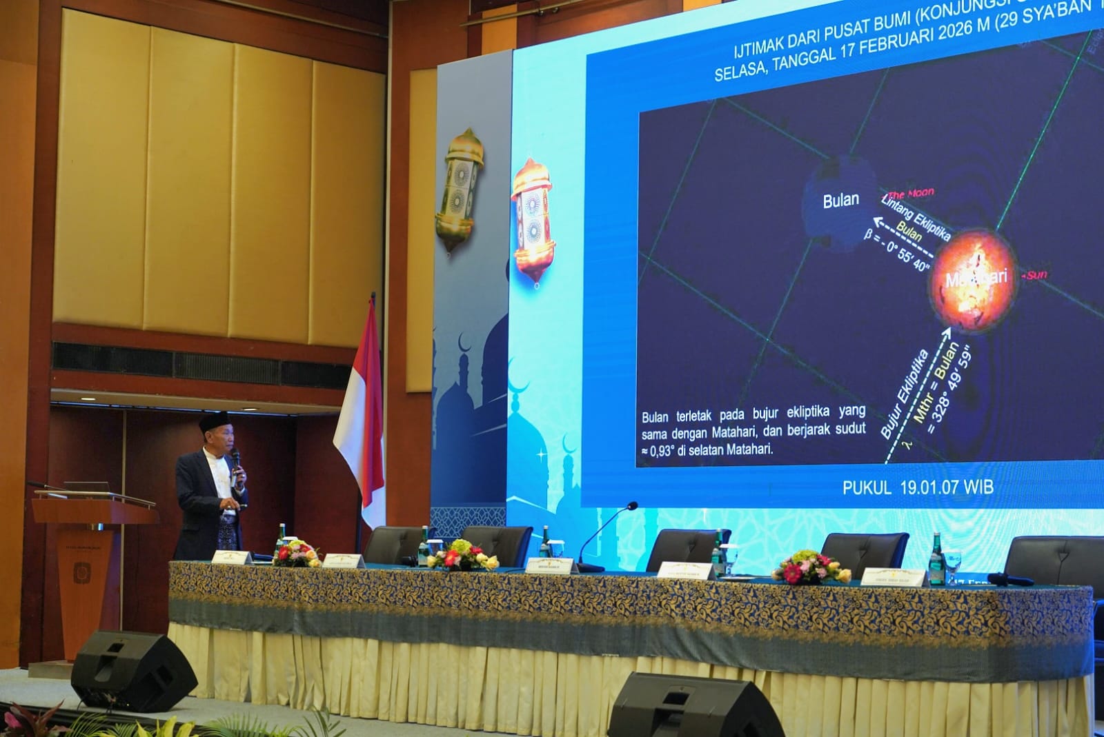 Hilal Ramadan 1447 H Masih di Bawah Ufuk, Kemenag: Mustahil Terlihat