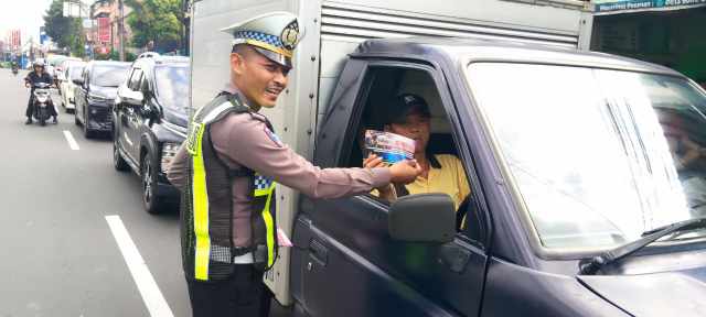 Operasi Keselamatan Candi 2026, Satlantas Banyumas Tegur 13 Pelanggar di Purwokerto