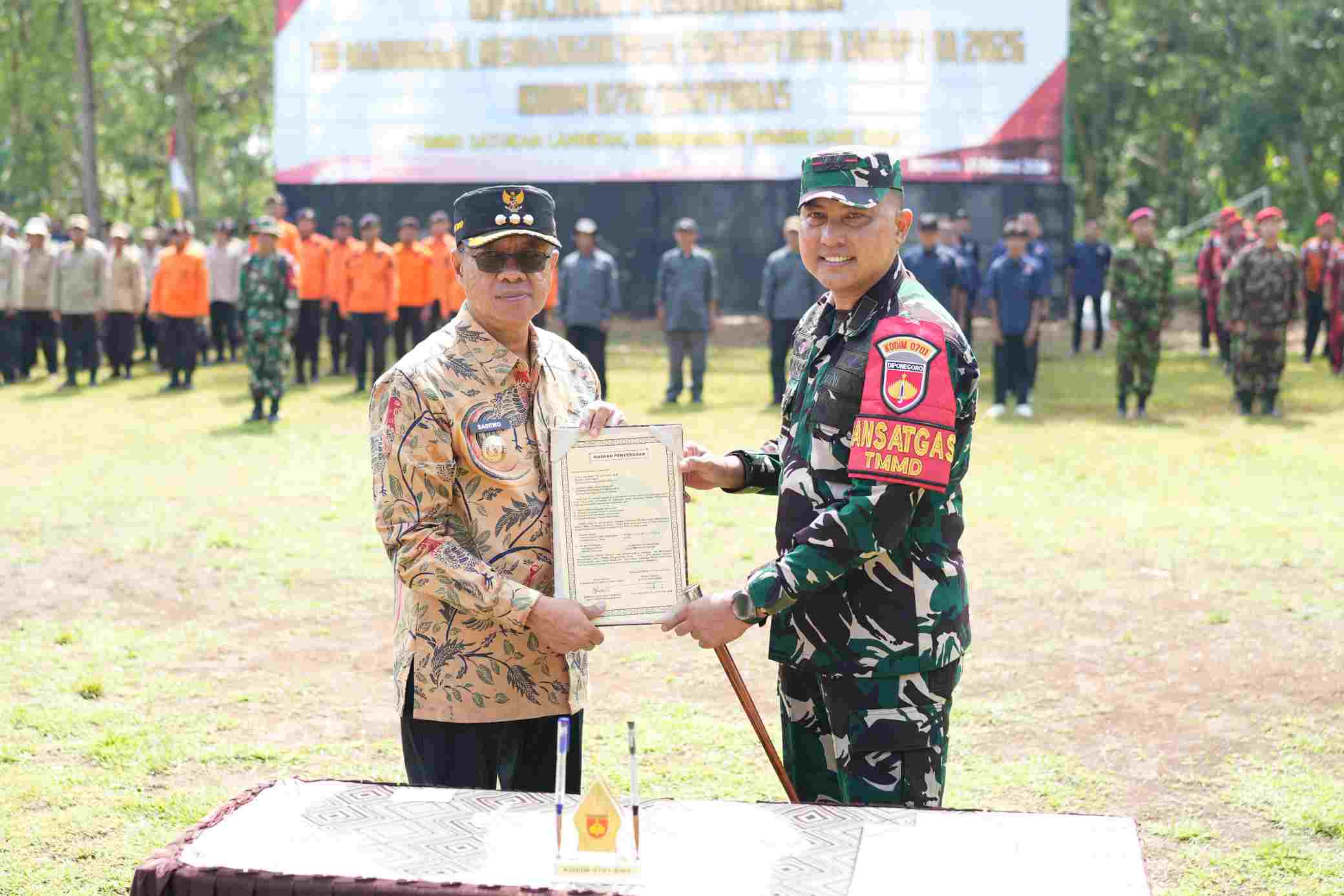 Bupati Sadewo Resmi Buka TMMD Sengkuyung Tahap I 2026 di Patikraja