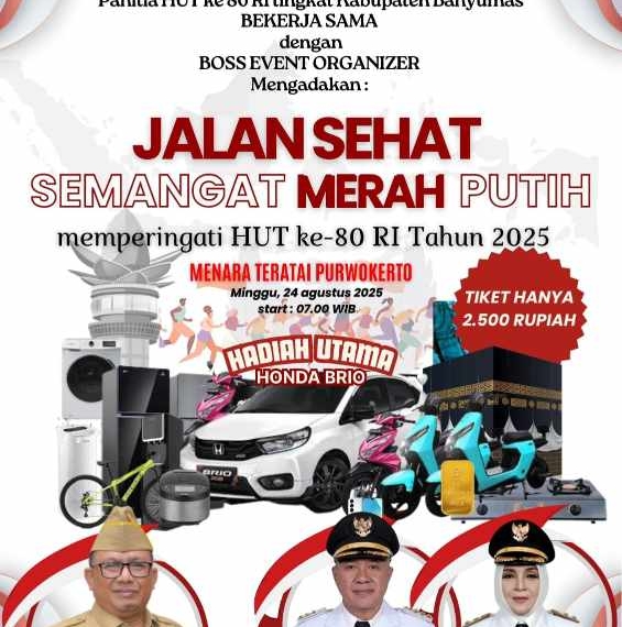 Pemenang Undian Jalan Sehat HUT RI Ke-80 Banyumas Belum Terima Hadiah Mobil, EO Beri Klarifikasi