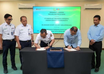 KAI dan Kejari Banjarnegara Teken Kerja Sama Penanganan Masalah Hukum