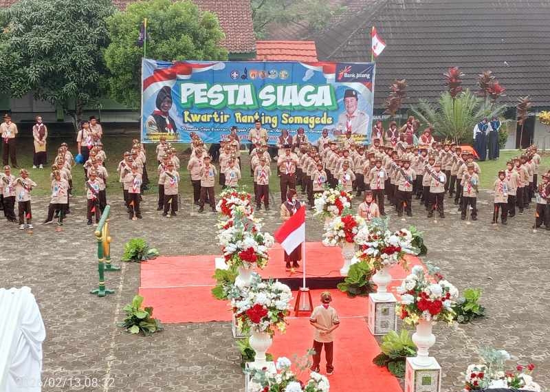 352 Pramuka Siaga Meriahkan Pesta Siaga Ranting Somagede