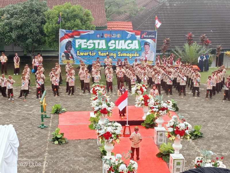 352 Pramuka Siaga Meriahkan Pesta Siaga Ranting Somagede