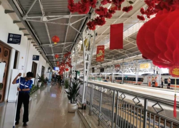 Imlek 2026, Penumpuk Kereta Api di Daop 5 Purwokerto Melonjak 52 Persen