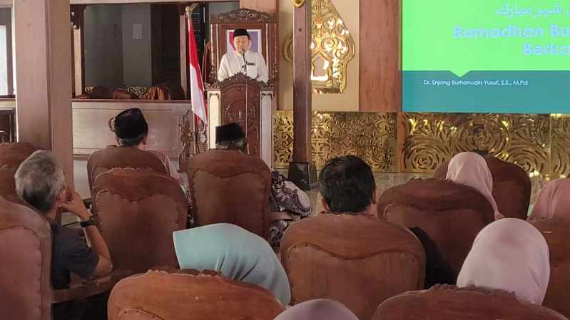 Puluhan ASN Setda Banyumas Awali Ramadan dengan Pengajian Bersama Gus Enjang