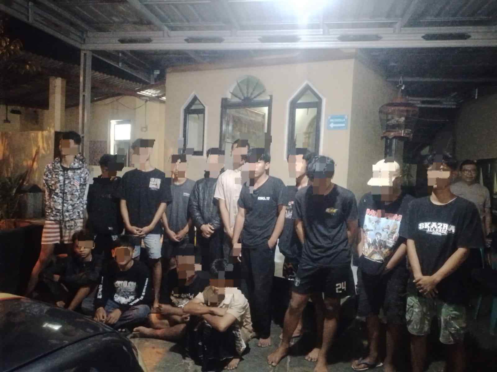 Dimulai dari Medsos, 15 Remaja Diamankan dalam Rencana Perang Sarung Rawalo