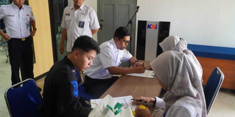KAI Daop 5 Purwokerto Gelar Tes Narkoba Jelang Angkutan Lebaran