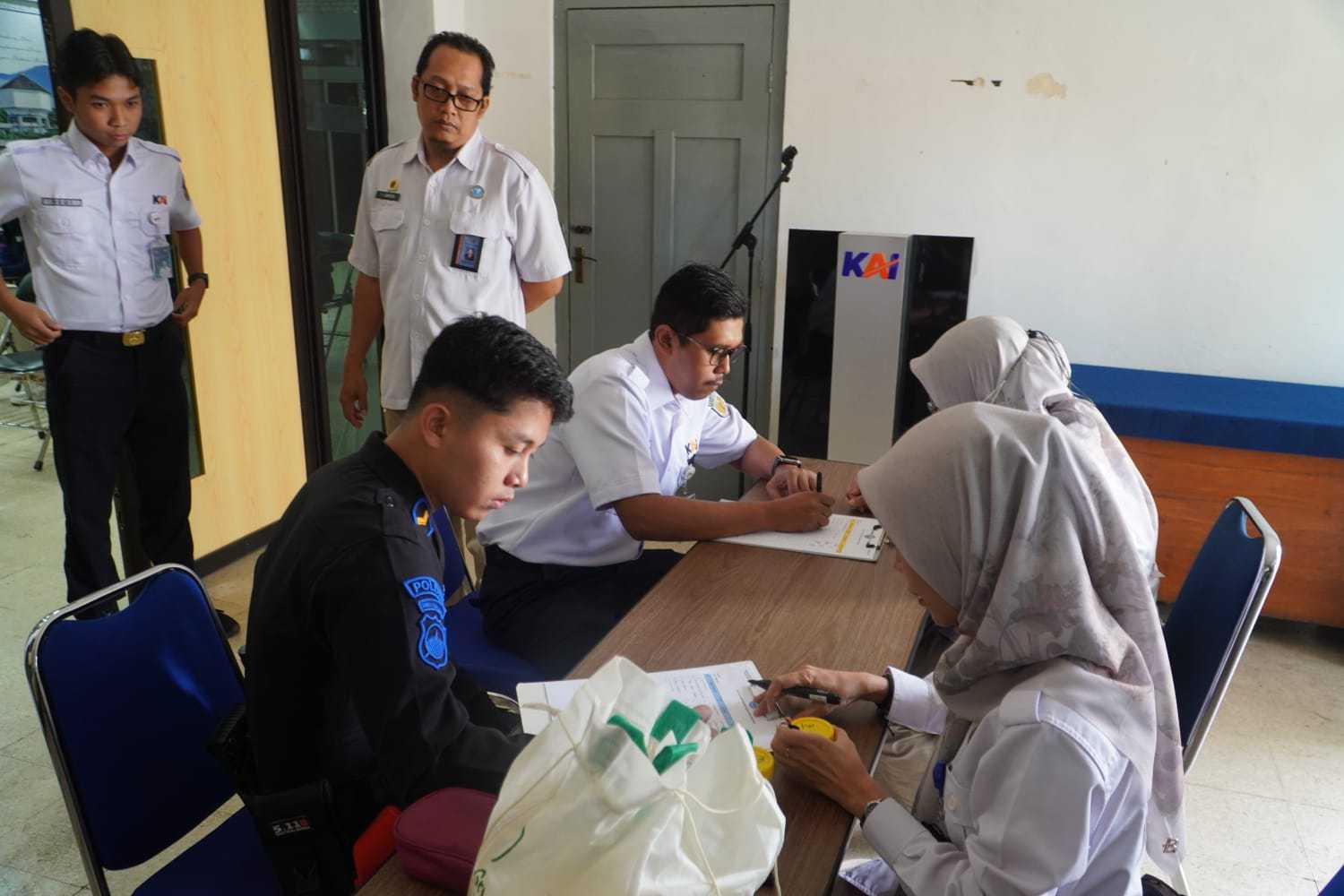 KAI Daop 5 Purwokerto Gelar Tes Narkoba Jelang Angkutan Lebaran