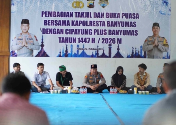 Pererat Sinergi Kelembagaan, Polresta Banyumas dan Cipayung Plus Gelar Buka Puasa Bersama