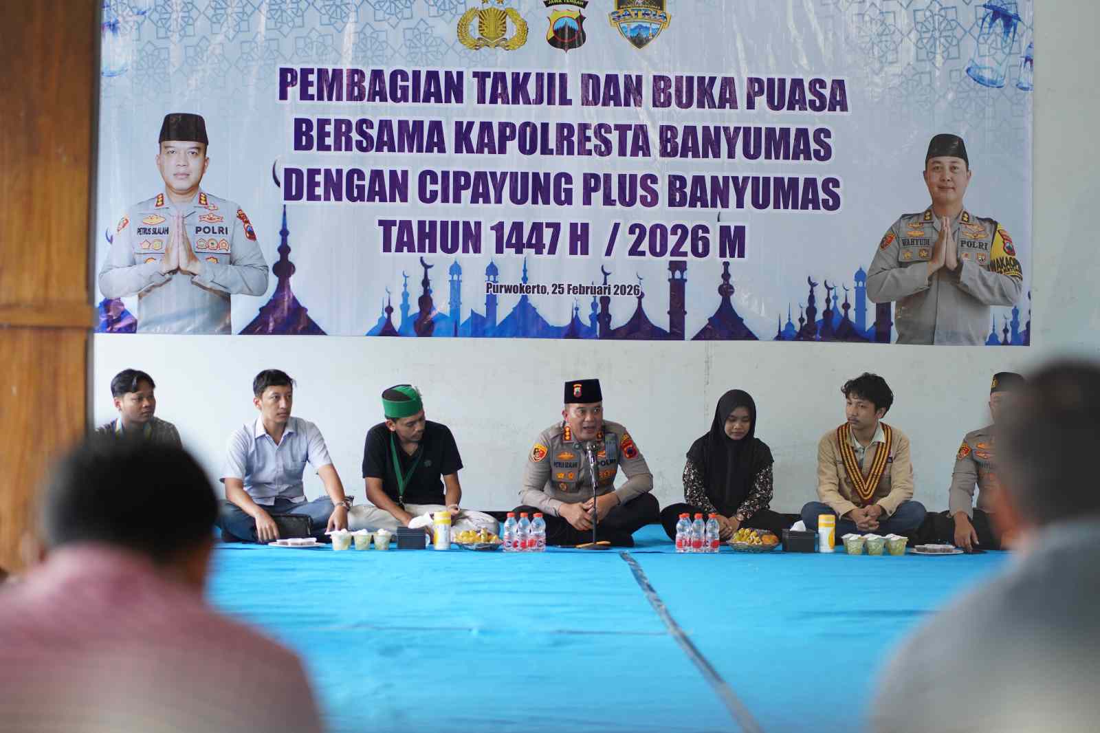 Pererat Sinergi Kelembagaan, Polresta Banyumas dan Cipayung Plus Gelar Buka Puasa Bersama