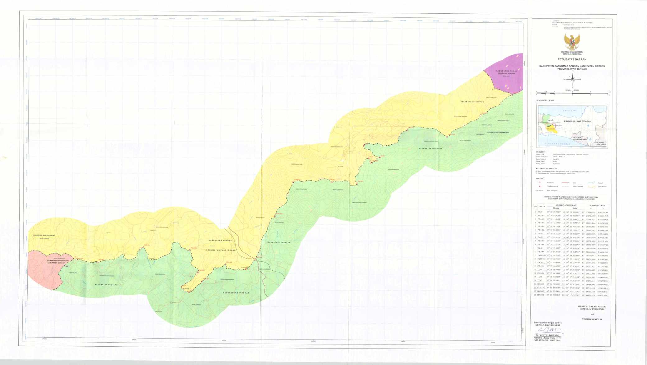 Peta Kemendagri di Tangan Save Slamet, Isu Reunifikasi Kaligua Menguat