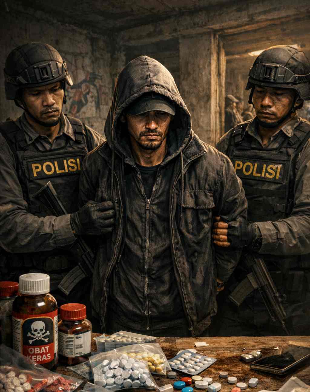 Satresnarkoba Polresta Banyumas Tangkap Pengedar Obat Keras, 94 Butir Pil Daftar G Diamankan