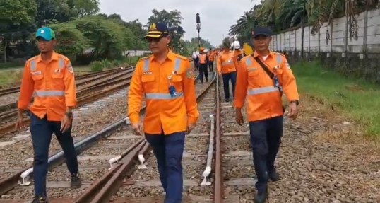 KAI Daop 5 Purwokerto Cek Jalur Kroya–Langen Jelang Angkutan Lebaran 2026