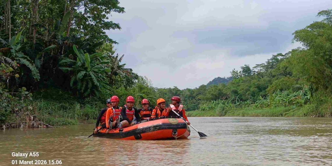 Hari Kedua Pencarian Bocah Pemancing Tenggelam di Sungai Tajum Masih Nihil
