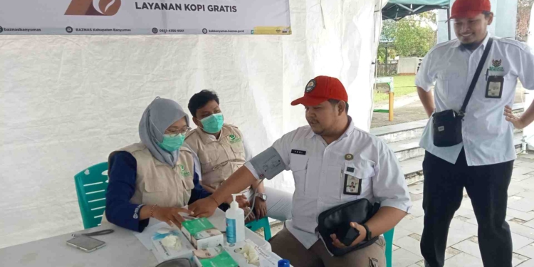 BAZNAS Banyumas Buka Pos Siaga Mudik di Jatilawang, Layani Ratusan Pemudik