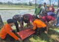 Pingsan di Area Persawahan, Pria 55 Tahun di Kebumen Dievakuasi Tim SAR ke Puskesmas