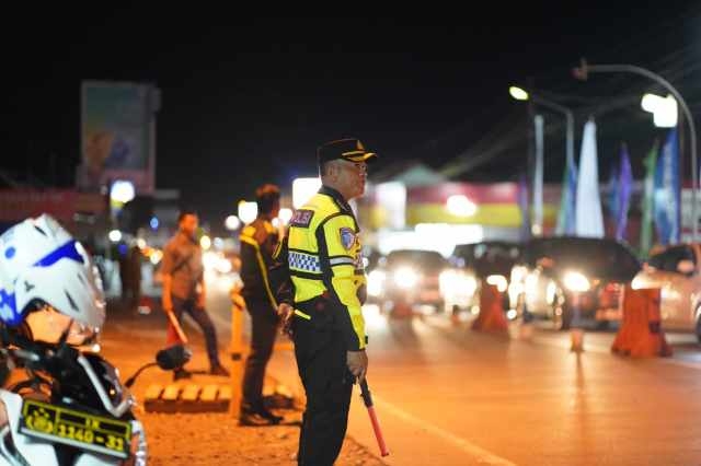 Kapolresta Banyumas Turun Langsung Atur Arus Balik OKC 2026 di Ajibarang