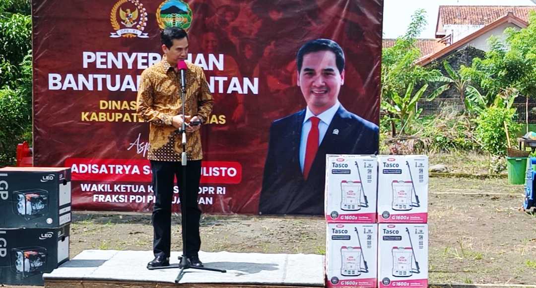 Akhiri Rebutan Air Saat Kemarau, Petani Banjarsari Kidul Dapat Pompa Air dari Adysatria